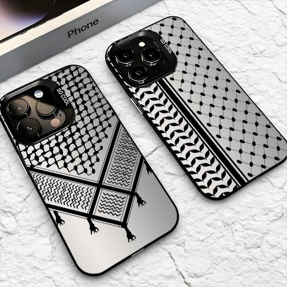 Phone Cases Iphone 16 Pro Max - Keffiyeh P-Palestine Phone Case For IPhone