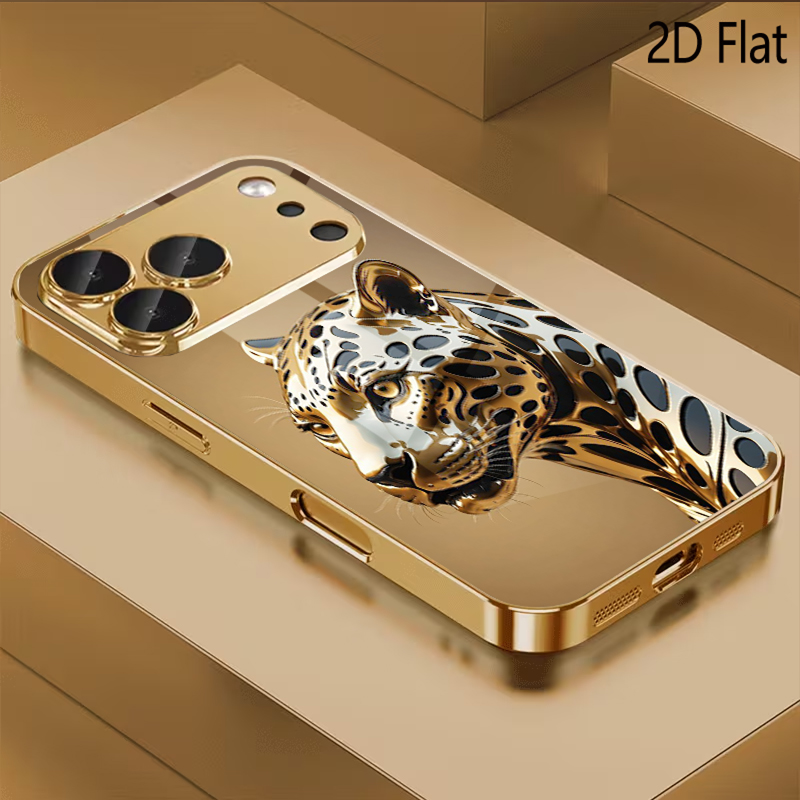Phone Cases H&M - Cheetah print Patterned tempered glass design