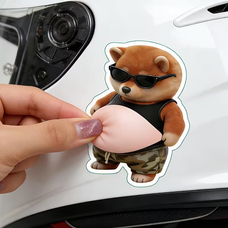 Phone Cases Big W - 2/4pcs 3D Puppy w/ Glasses &
