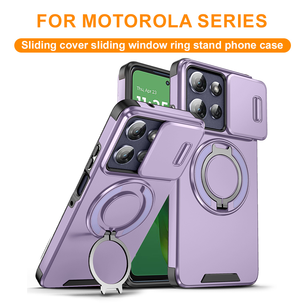 Phone Cases Motorola Edge 2025 - Magnetic Rugged Phone Case For Moto