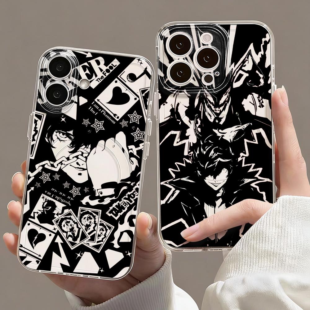 Phone Cases Iphone 16 Pro Max - Game P-Persona 5 Phone Case Magnetic