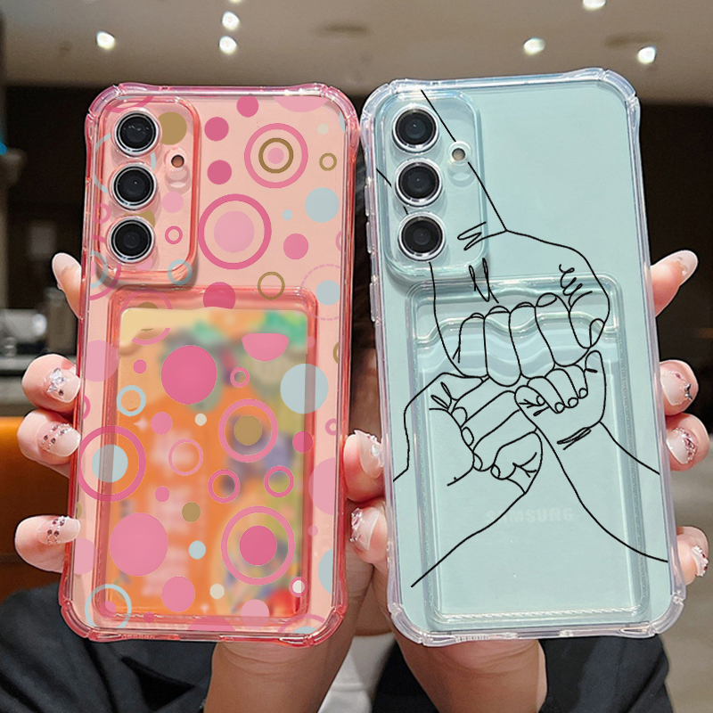 Card Slot Clear Phone Case For - đánh giá và giá Phone Cases Galaxy A17