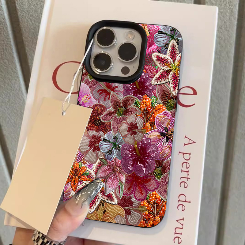Luxurious Beaded Flower Lychee - đánh giá và giá Phone Cases Luxury