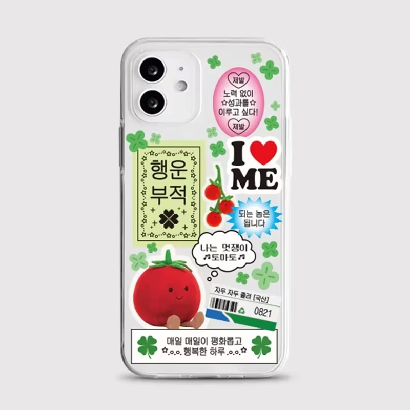 Korean Ins Cute Four Leaf Clov - đánh giá và giá Phone Cases Korean