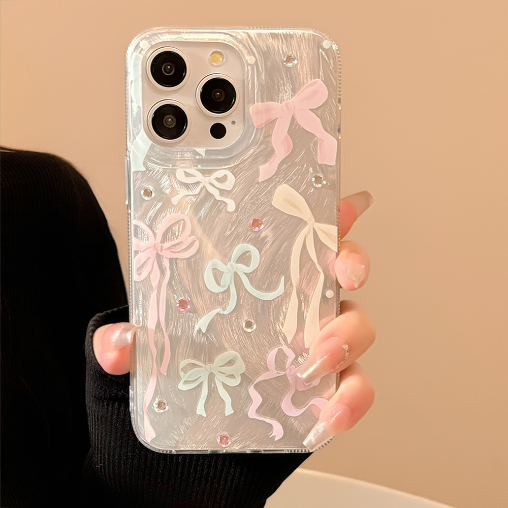 Korean Colorful Bowknot Diamon - đánh giá và giá Phone Cases Korean