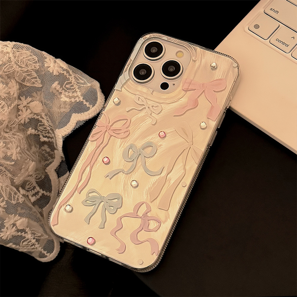 Korean Colorful Bowknot Diamon - đánh giá và giá Phone Cases Korean