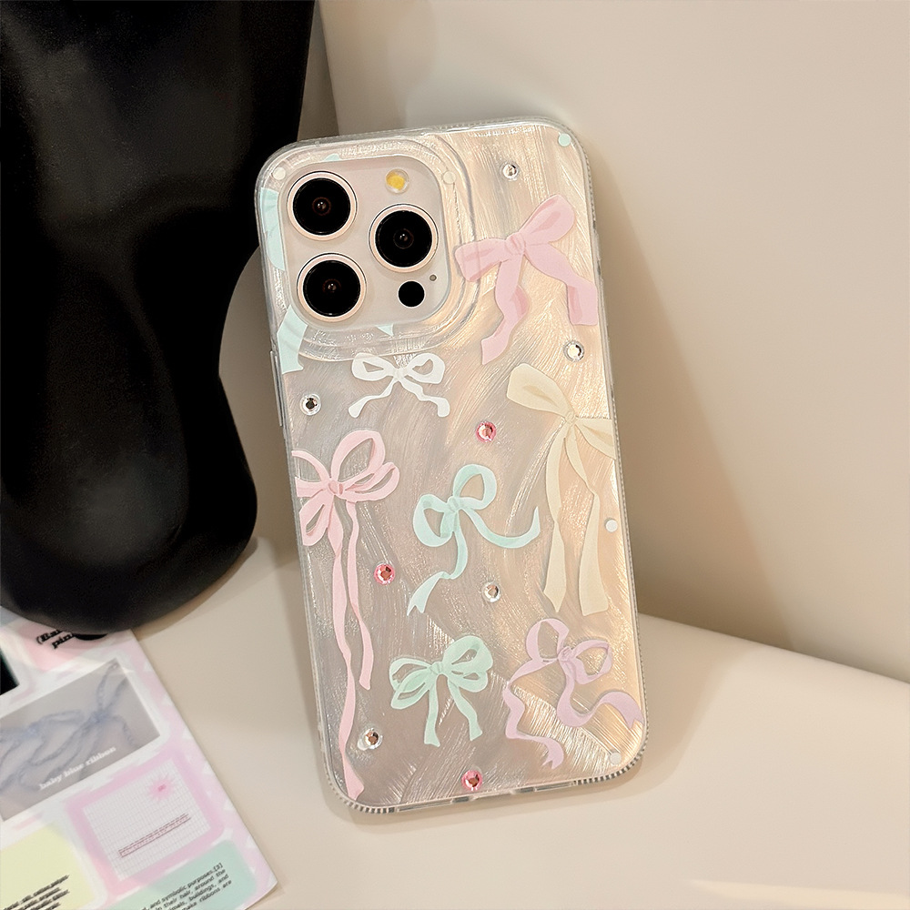 Korean Colorful Bowknot Diamon - đánh giá và giá Phone Cases Korean