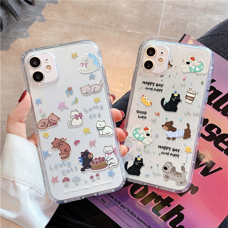 Lovely Fishes Clear Phone Case - đánh giá và giá Phone Cases Iphone 16 Pro Max