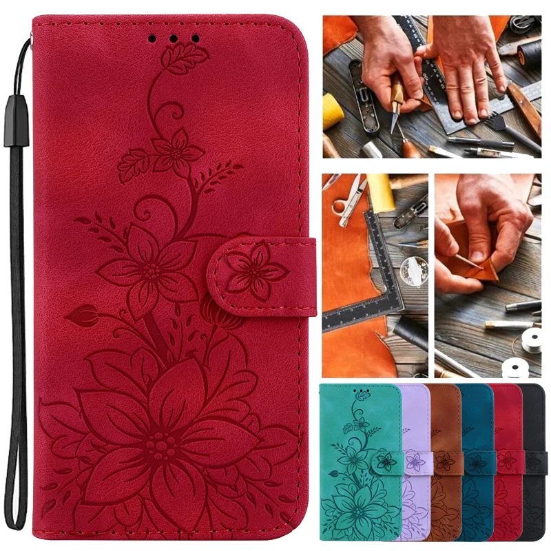 Wallet Bags Flip Cover Flower  - đánh giá và giá Phone Cases Nyc