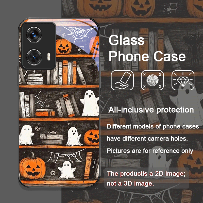 Halloween Pumpkin Ghost Booksh - đánh giá và giá Phone Cases For Motorola