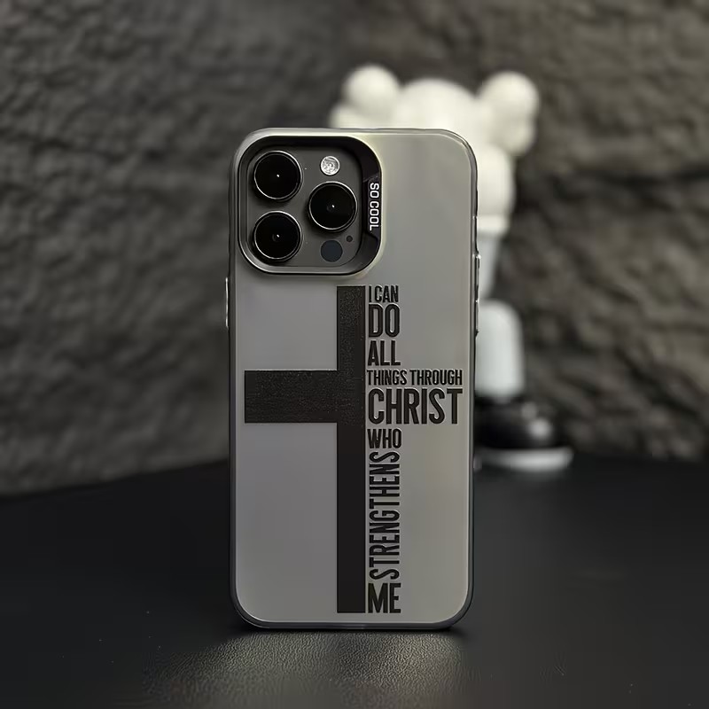 Anti Fingerprint Cross Bible P - đánh giá và giá Phone Cases Iphone 16 Pro Max