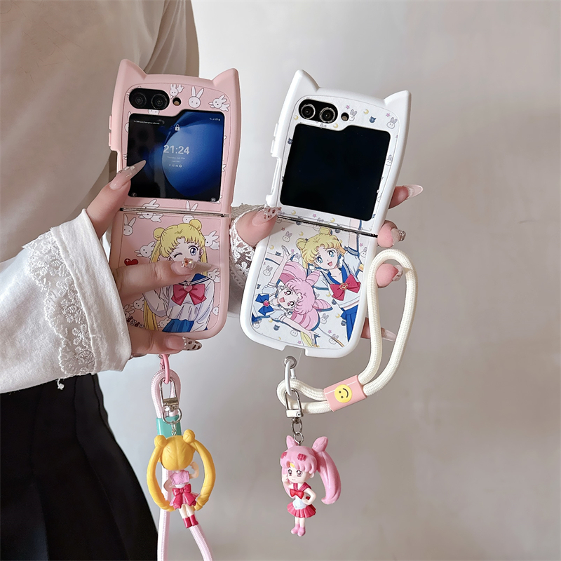 Cute Cartoon Japan Anime Sailo - đánh giá và giá Phone Cases Z Flip 5