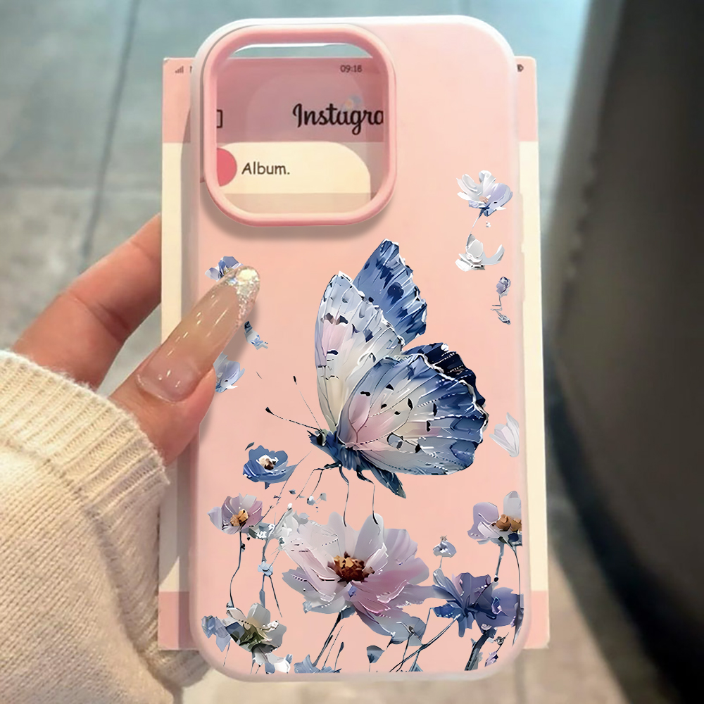 Watercolor Blue Purple Butterf - đánh giá và giá Phone Cases Galaxy A17