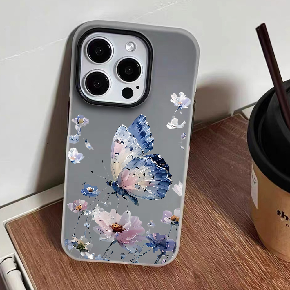 Watercolor Blue Purple Butterf - đánh giá và giá Phone Cases Galaxy A17