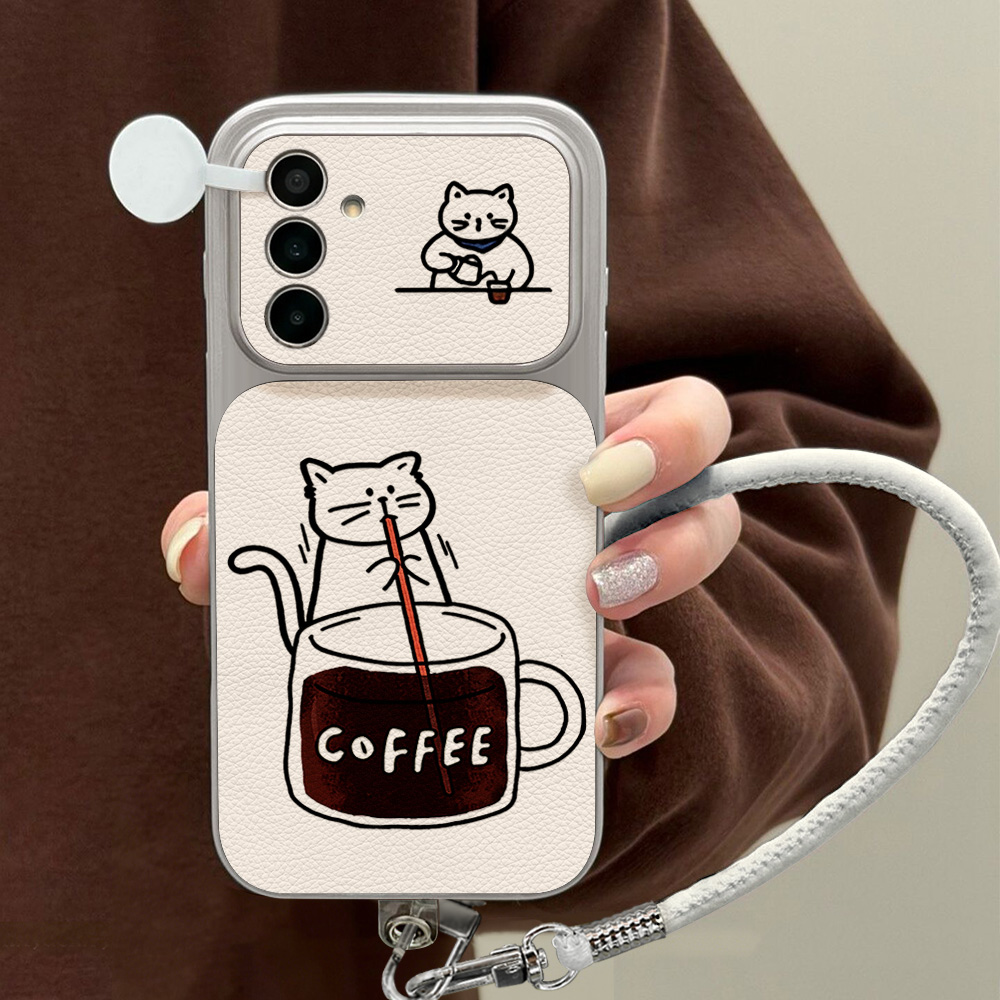 Coffee Cute Cat Phone Case For - đánh giá và giá Phone Cases Samsung A14