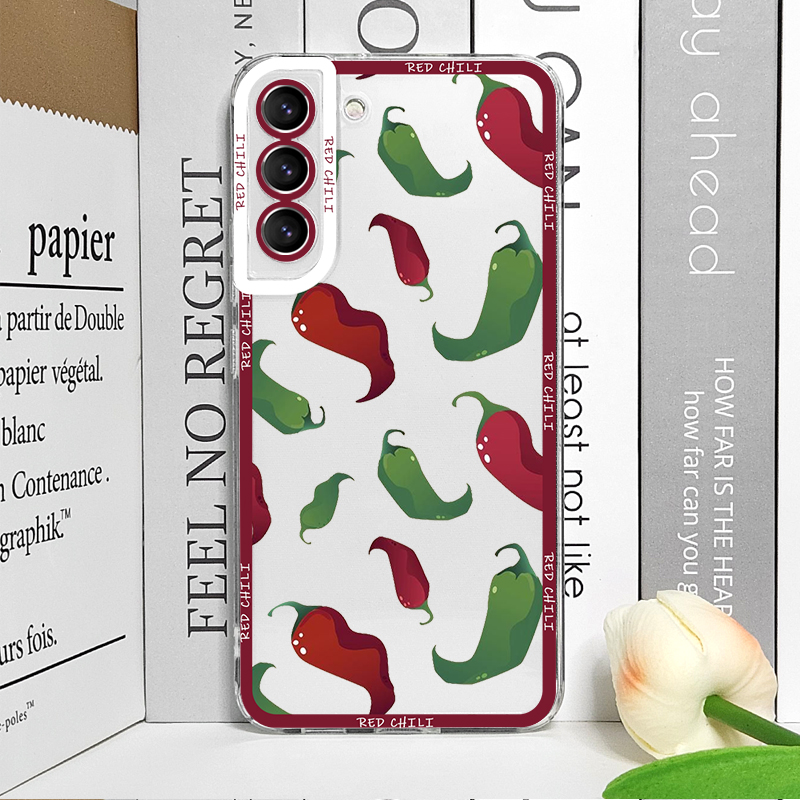 Funny Red Chili Pepper Pattern - đánh giá và giá Phone Cases Samsung A14