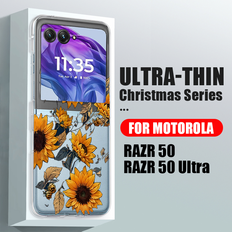Sunflowers Pattern Clear Phone - đánh giá và giá Phone Cases For Motorola