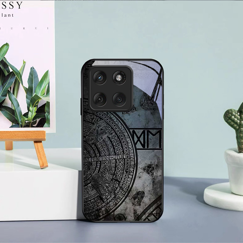 Ancient Norse Codex Black Glas - đánh giá và giá Phone Cases For Motorola