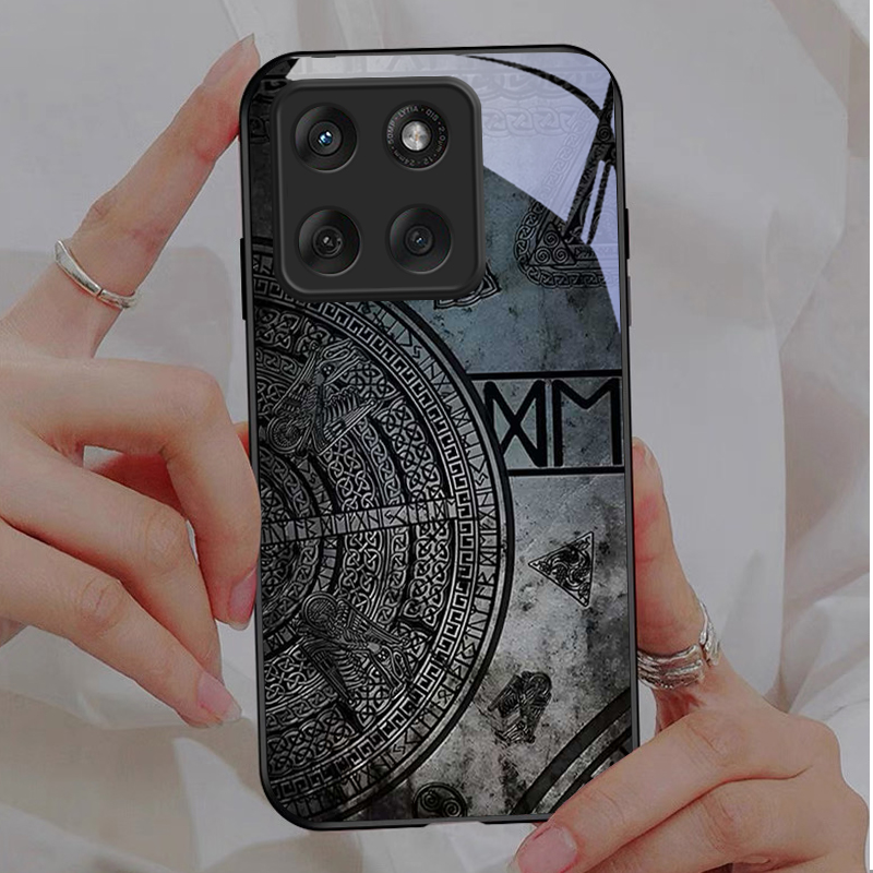 Ancient Norse Codex Black Glas - đánh giá và giá Phone Cases For Motorola