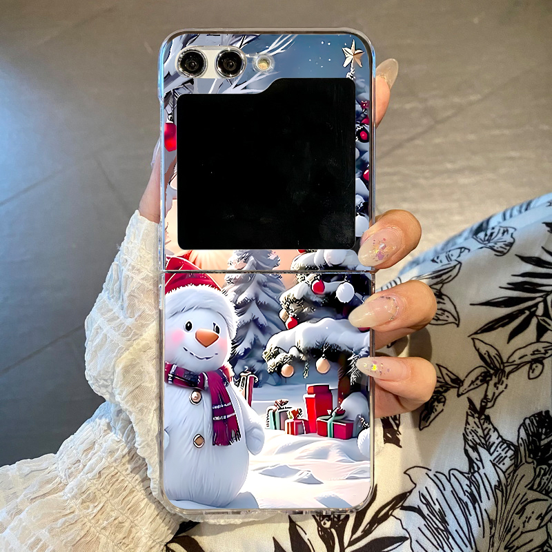 Christmas Snowman Elk Phone Ca - đánh giá và giá Phone Cases Z Flip 5