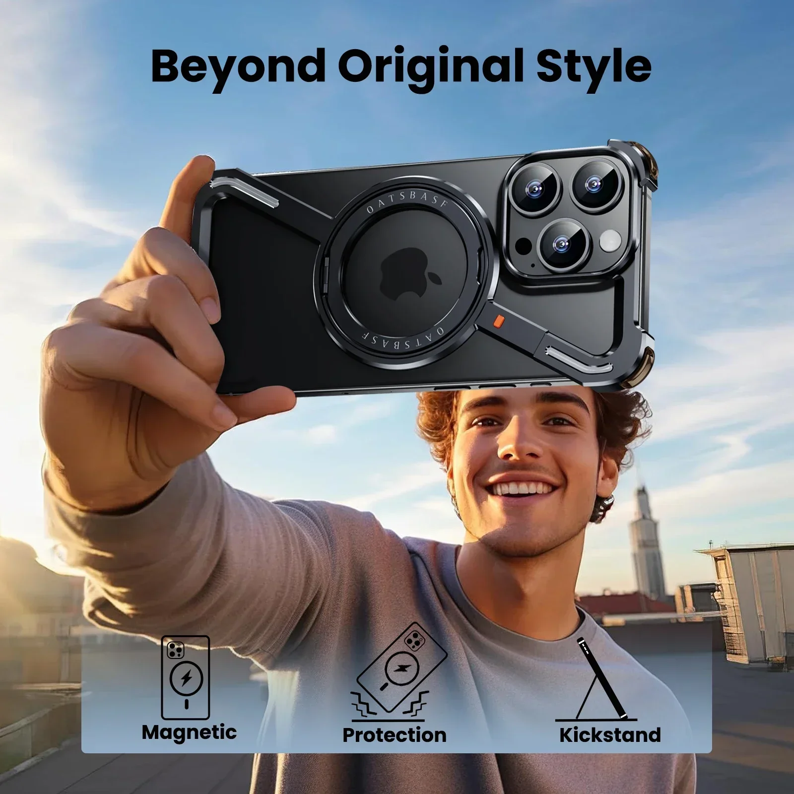 Oatsbasf Z Shape Metal Magsafe - đánh giá và giá Phone Cases Nyc