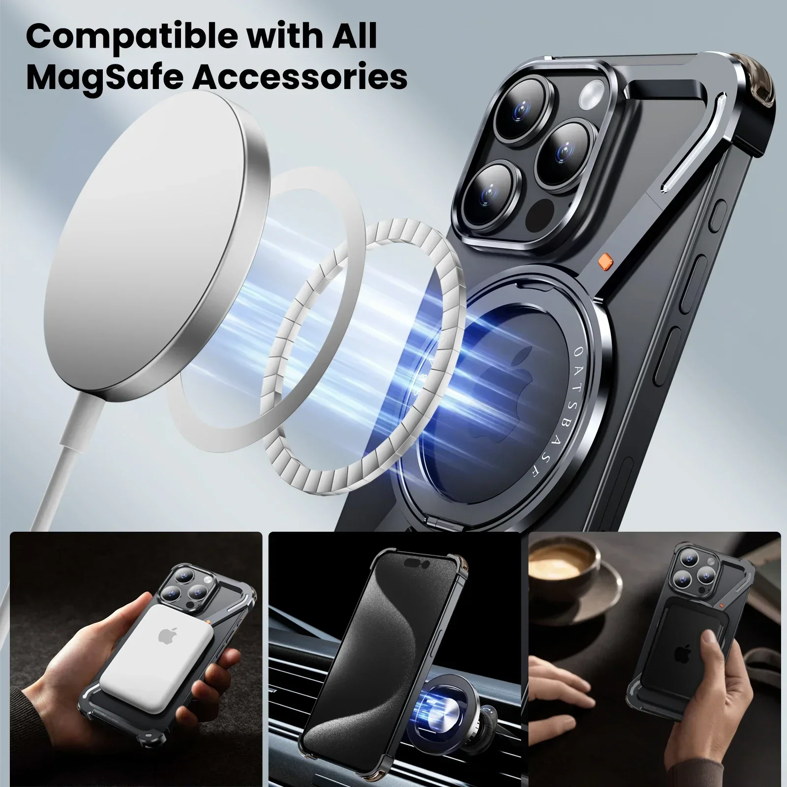 Oatsbasf Z Shape Metal Magsafe - đánh giá và giá Phone Cases Nyc