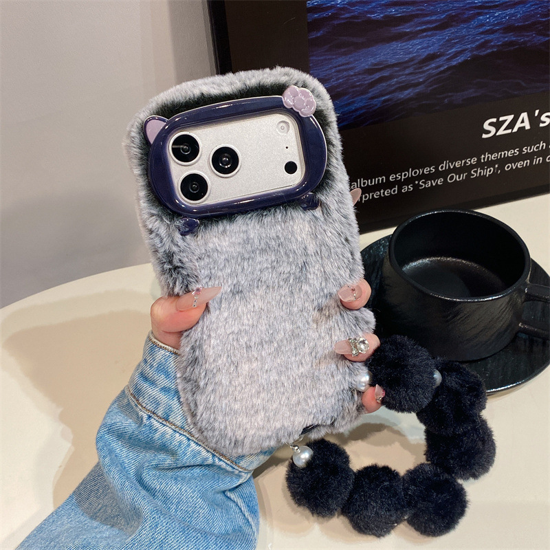 Luxury Solid Colors Furry Plus - đánh giá và giá Phone Cases Iphone 16 Pro Max