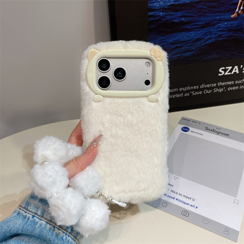 Luxury Solid Colors Furry Plus - đánh giá và giá Phone Cases Iphone 16 Pro Max