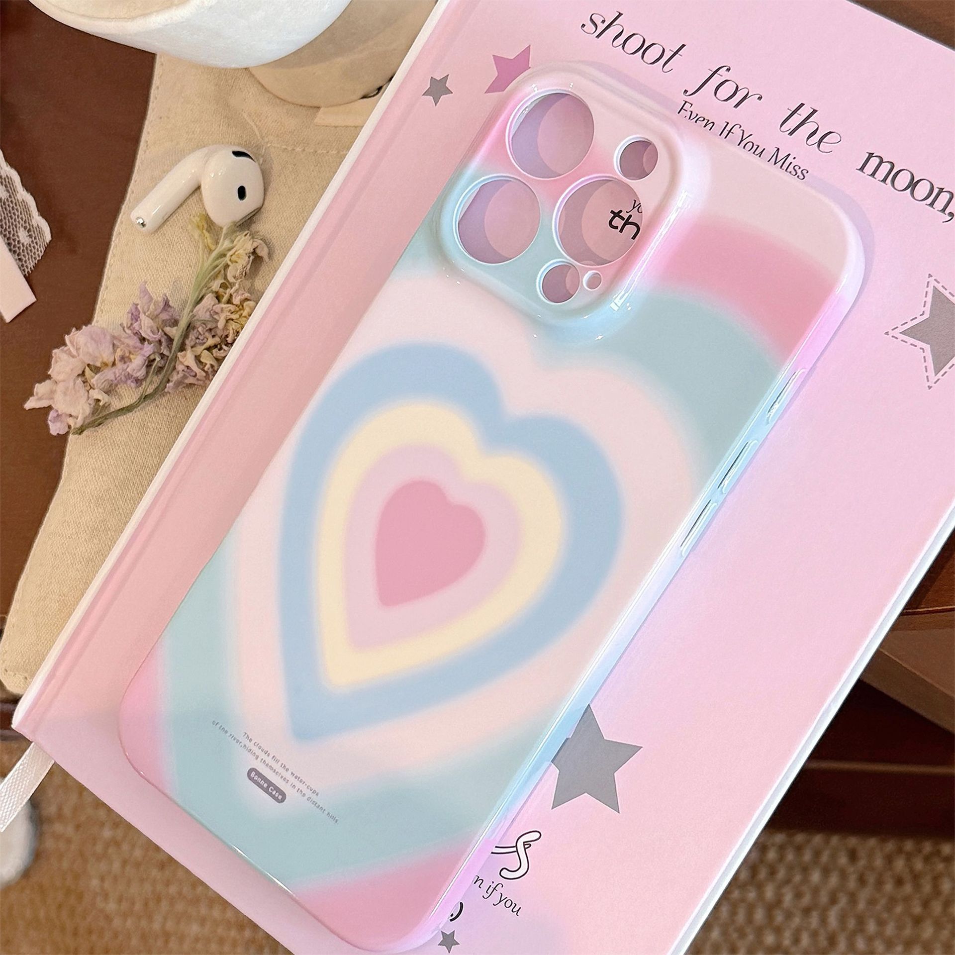 Luxury Colorful Gradient Love  - đánh giá và giá Phone Cases Luxury