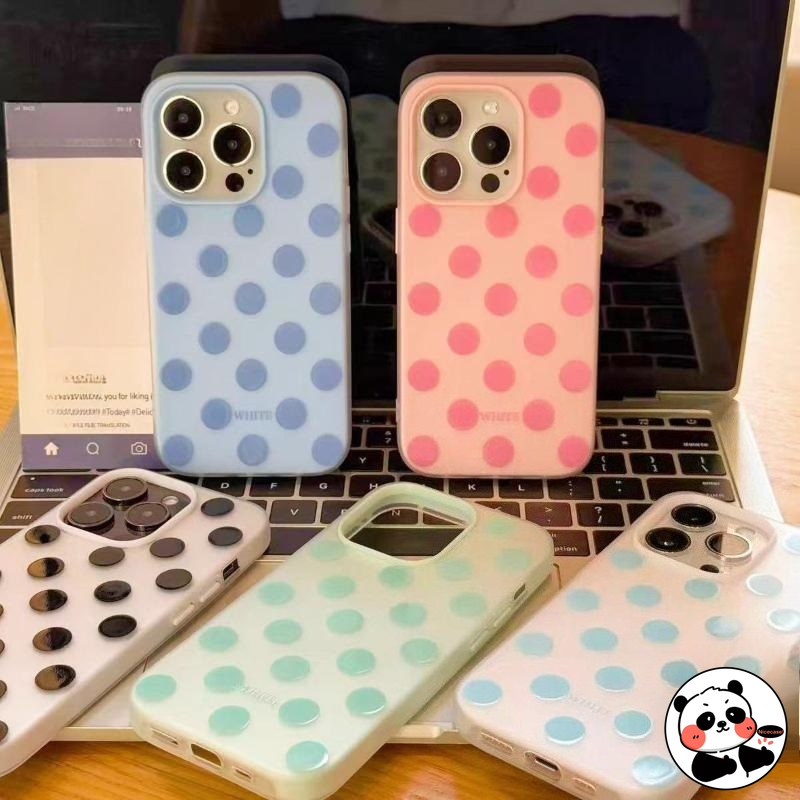 New Candy Color Polka Dots Mat - đánh giá và giá Phone Cases Motorola Edge 2025