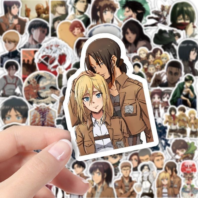 60Pcs Attack on Titan Anime St - đánh giá và giá Phone Cases Beach
