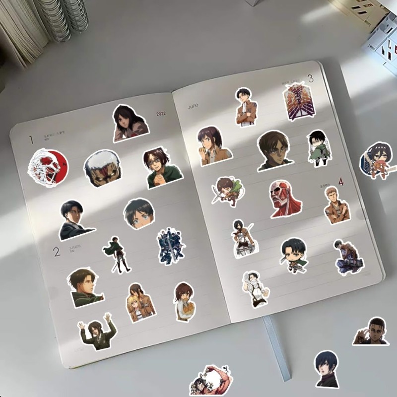 60Pcs Attack on Titan Anime St - đánh giá và giá Phone Cases Beach