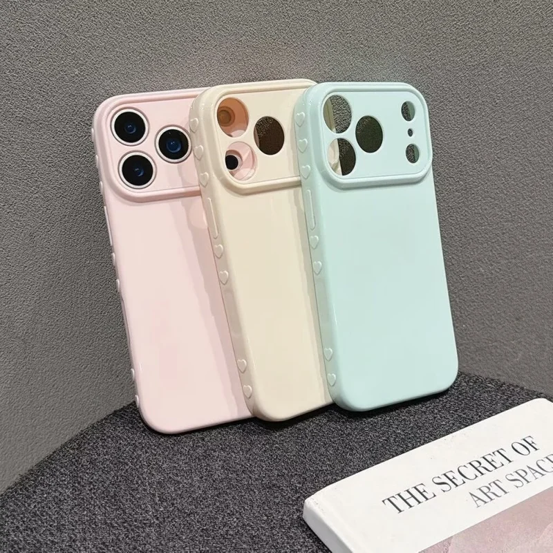 Side Heart Shape Candy Color P - đánh giá và giá Phone Cases Motorola Edge 2025