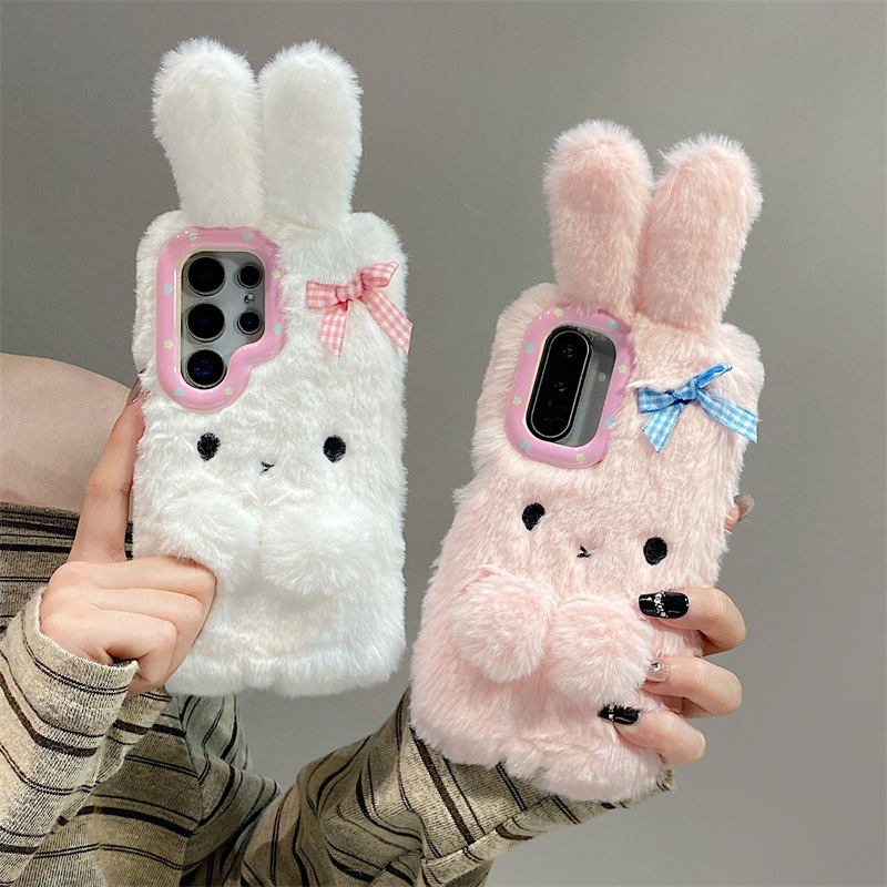 Koren 3D Cartoon Bowknot Rabbi - đánh giá và giá Phone Cases For Samsung Galaxy