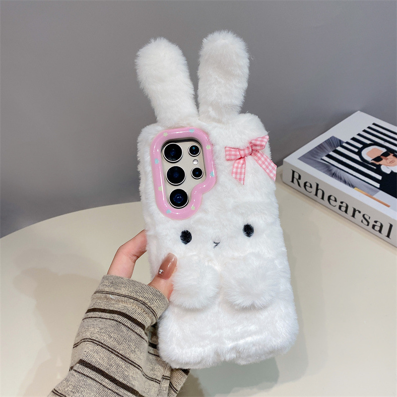 Koren 3D Cartoon Bowknot Rabbi - đánh giá và giá Phone Cases For Samsung Galaxy