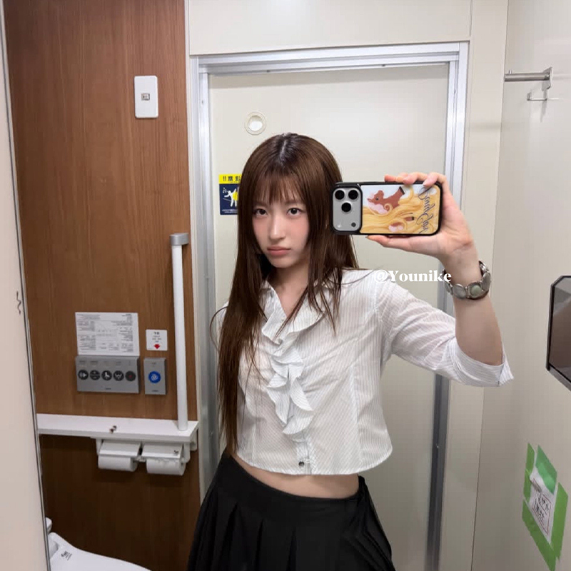 Korean Ins Retro Cute Long Hai - đánh giá và giá Phone Cases Korean