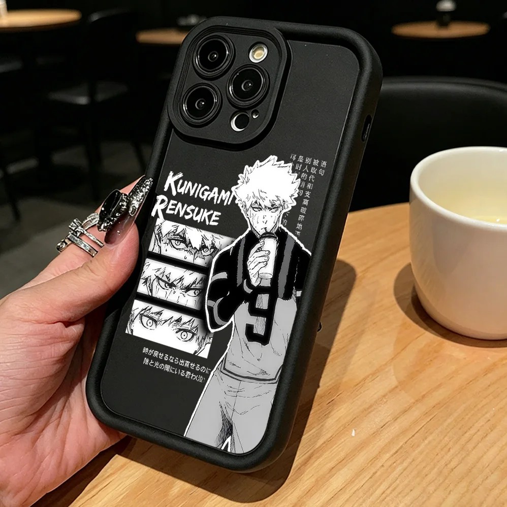 Anime B-Blue Locks Phone Case  - đánh giá và giá Phone Cases Quad Lock