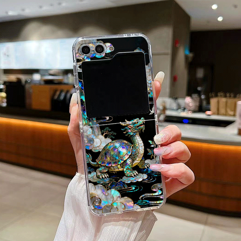 Stylish Tiger Dragon Marble Te - đánh giá và giá Phone Cases Z Flip 5