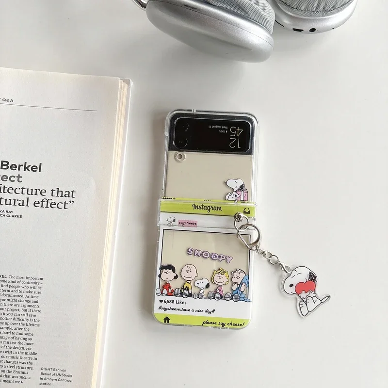 Cute Cartoon Snoopy Charlie Br - đánh giá và giá Phone Cases Z Flip 5