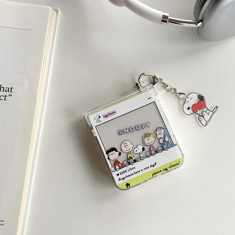 Cute Cartoon Snoopy Charlie Br - đánh giá và giá Phone Cases Z Flip 5