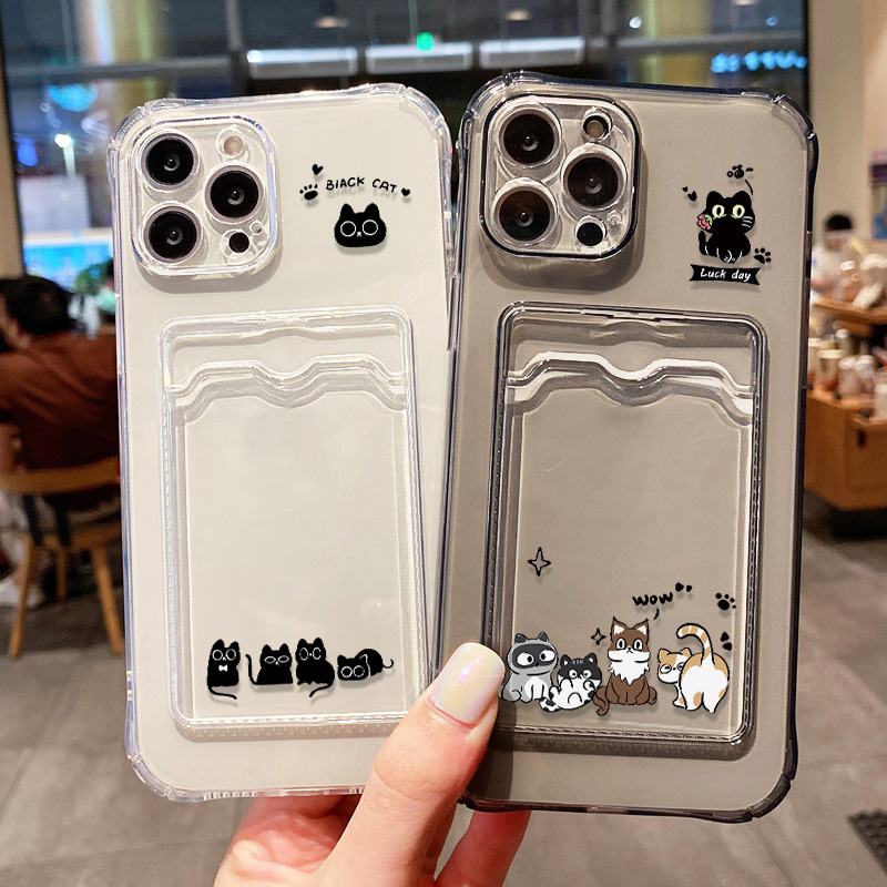 Cute Black Cat Phone Case For  - đánh giá và giá Phone Cases With Wallet