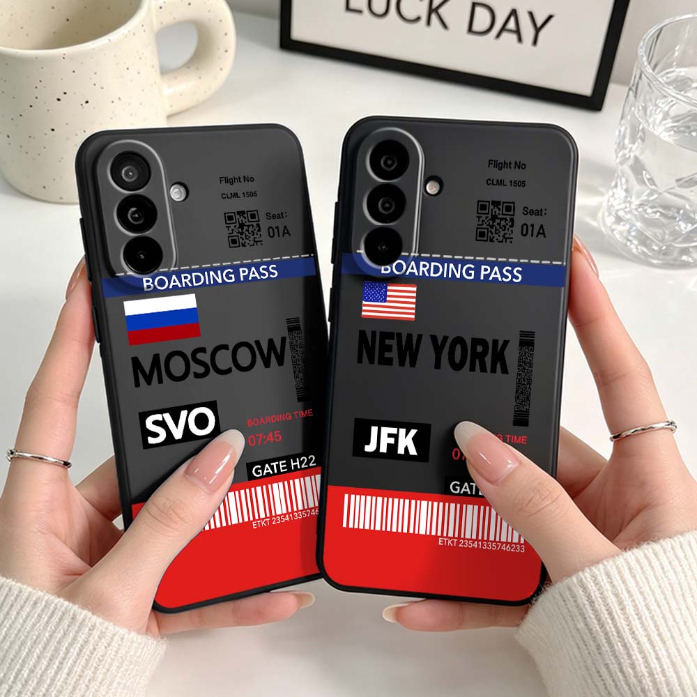 Travel Ticket New York Moscow  - đánh giá và giá Phone Cases York