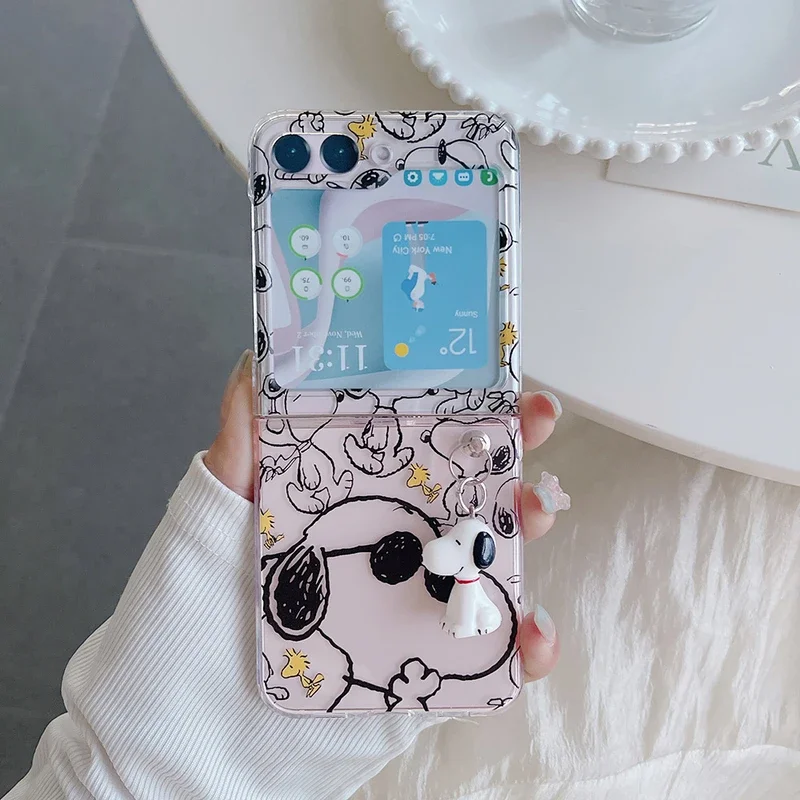 Cute Cartoon Snoopy Charlie Br - đánh giá và giá Phone Cases Z Flip 5