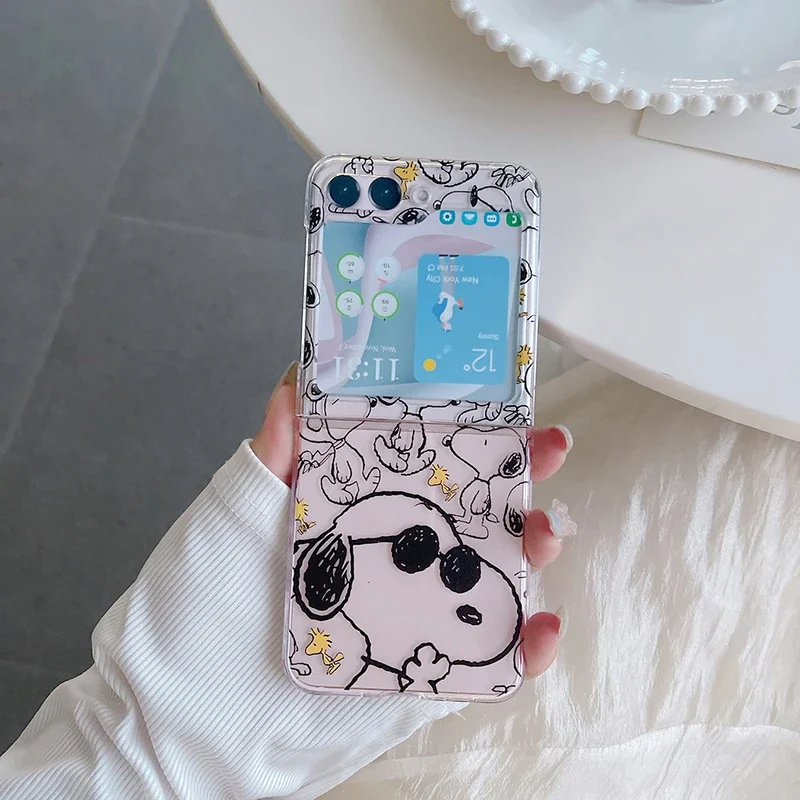 Cute Cartoon Snoopy Charlie Br - đánh giá và giá Phone Cases Z Flip 5