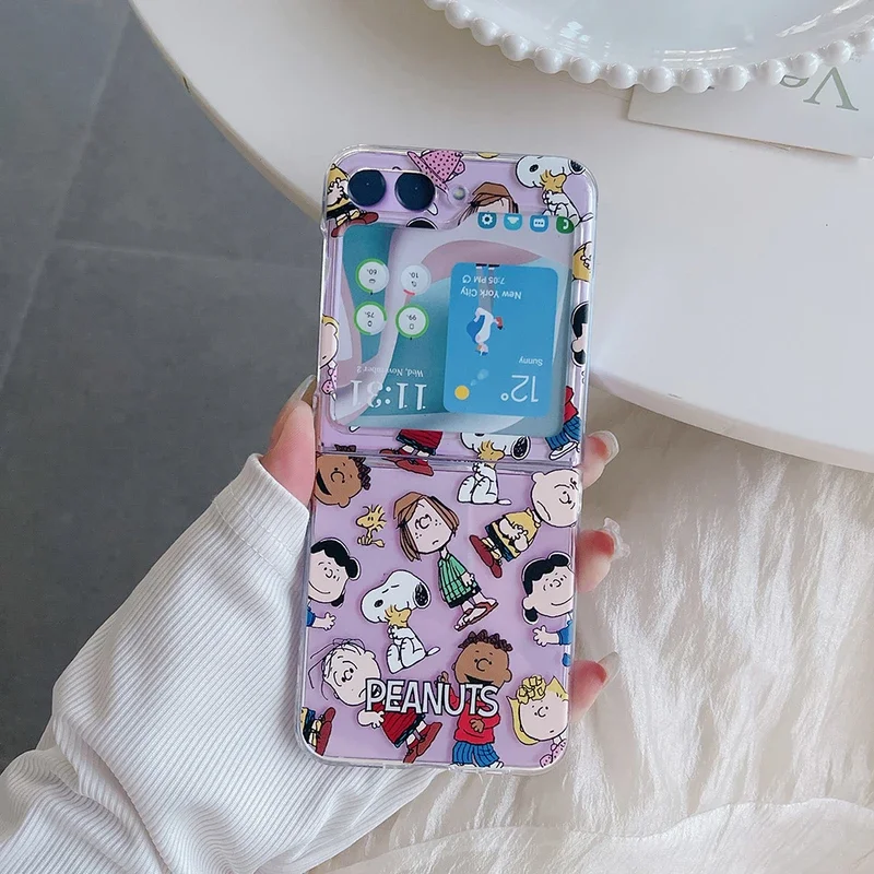 Cute Cartoon Snoopy Charlie Br - đánh giá và giá Phone Cases Z Flip 5