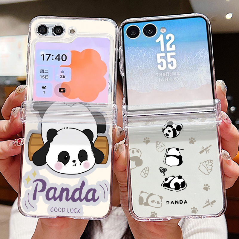 Cartoon Panda Printed Phone Ca - đánh giá và giá Phone Cases Z Flip 5