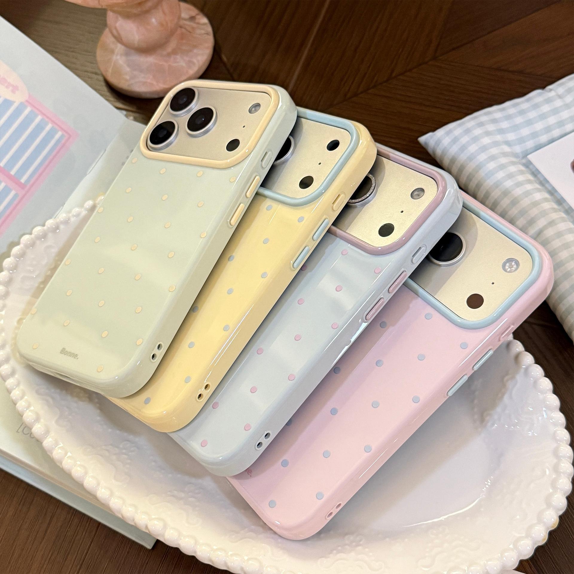 INS Korean Polka Dots Candy Co - đánh giá và giá Phone Cases Korean