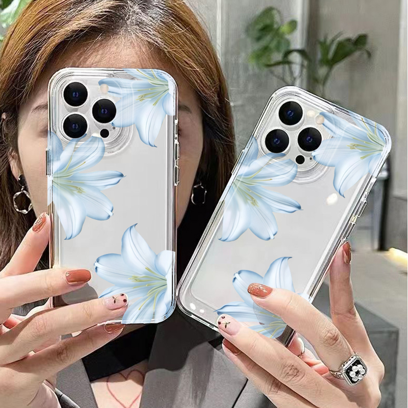 Fashion Exquisite White Lily F - đánh giá và giá Phone Cases Iphone 16 Pro Max