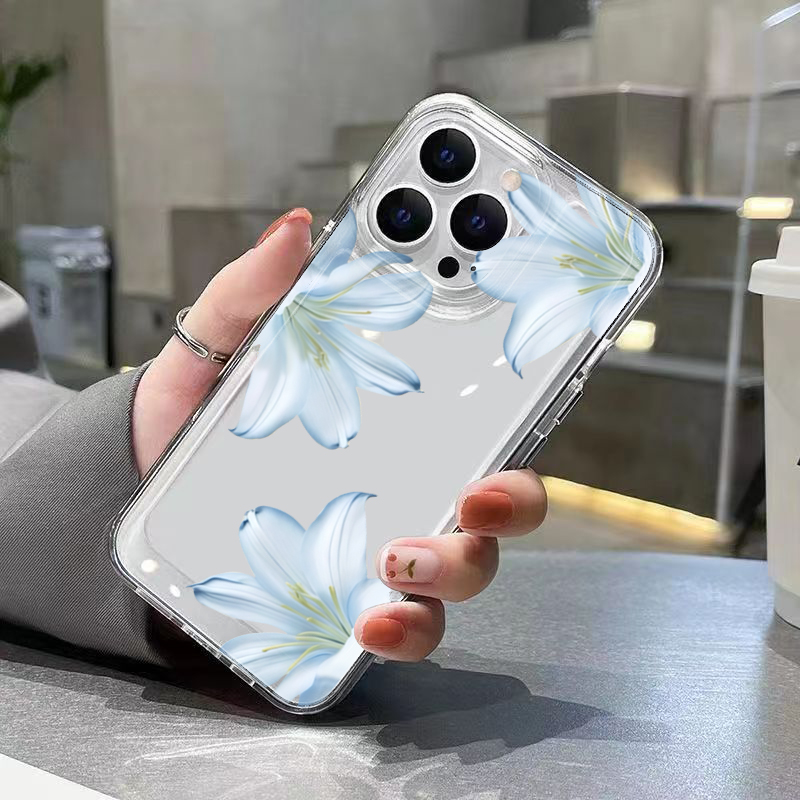 Fashion Exquisite White Lily F - đánh giá và giá Phone Cases Iphone 16 Pro Max