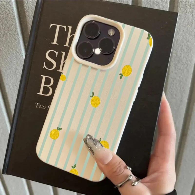 Shockproof Cute Lemon Pattern  - đánh giá và giá Phone Cases Luxury